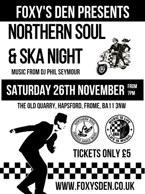 Northern Soul And Ska Night Discover Frome