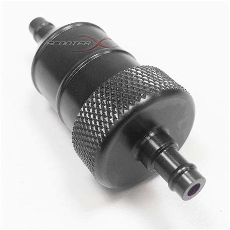 Universal In Line Aluminum Fuel Filter For Scooters Motorcycles Atv