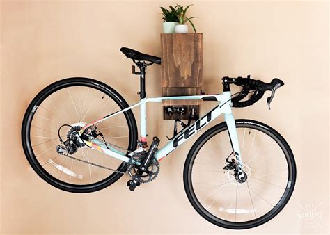 Diy Wall Mounted Bike Rack Diy Huntress