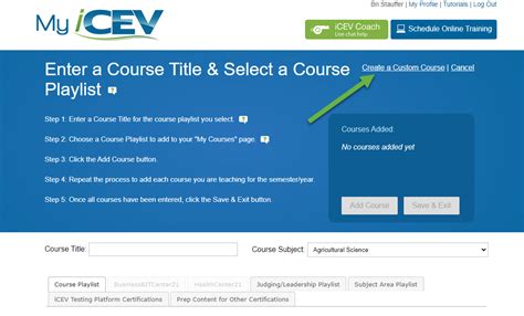 Creating A Custom Course Icev Online Cte Curriculum
