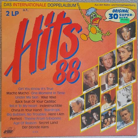 2lp Various Hits 88 Das Internationale Doppelalbum 1988 Aukro