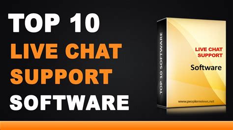 Best Live Chat Support Software Top 10 List Youtube