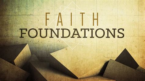 Faith Foundations Graphics For The Church