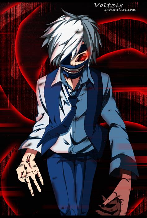 Wallpapers from anime movies and tv series on the desktop. Tokyo Ghoul - Ken Kaneki by Voltzix on DeviantArt