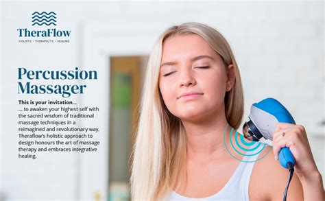 Theraflow Deep Tissue Massager Back Massager Handheld Massager For Full Body