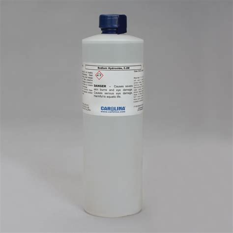 Sodium Hydroxide 02 M 08 Aqueous Laboratory Grade 500 Ml