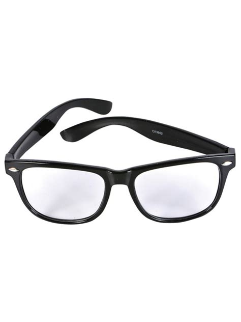 50s Buddy Holly Clear Lens Clark Kent Nerd Geek Glasses