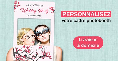 Les nouveautés de la boutique ! Cadre à selfie personnalisable - Sakura | Cadre photobooth