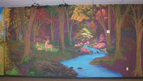 Mural Enchanted Forest Mural Forest Mural