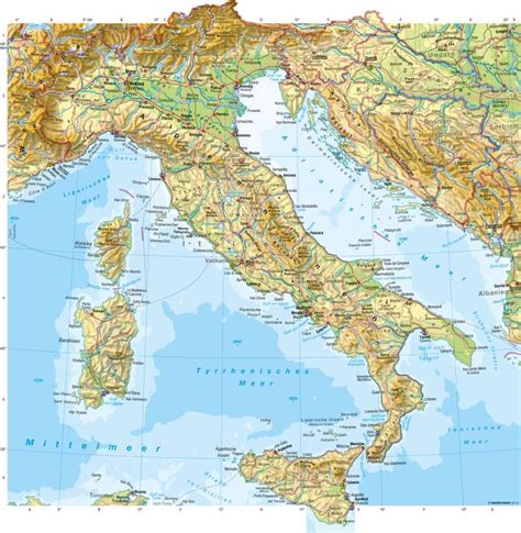 Italien landkarte | italien sehenswertes urlaub mal anders landkarte italien. Karte Südeuropa | goudenelftal