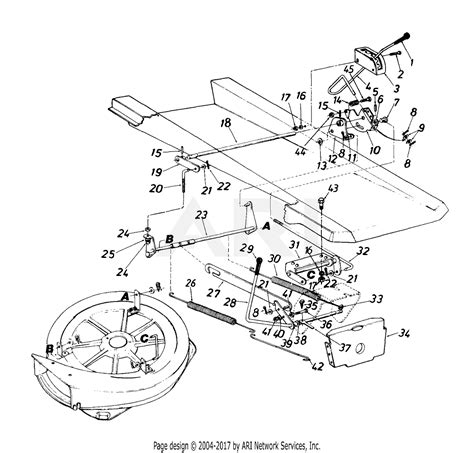 Mtd 132 551 000 W30 Decks C 1992 Parts Diagram For Deck Assembly