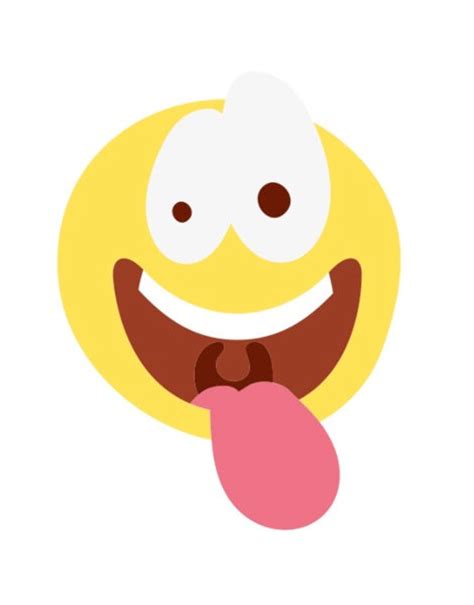 Crazy Face Svg Emoji Face Vector Tongue Smiley Face Tongue Out Instant