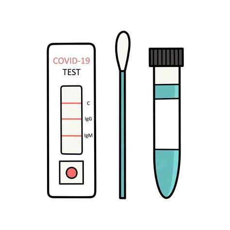 Premium Vector Covid19 Rapid Antigen Test Vector Illustration Clipart