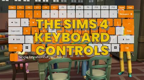 The Sims 4 Keyboard Controls ‒ Defkey
