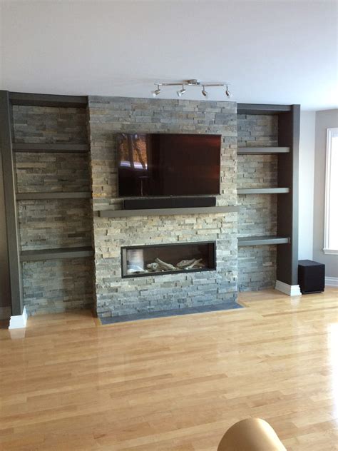 Tv Above Gas Fireplace Home Design Ideas