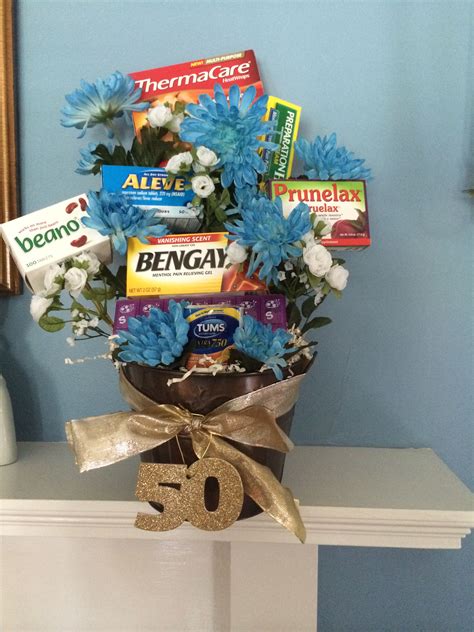 Custom engraving makes it even more lucrative to make it up. 50th Birthday Gag Gift Baskets | Tyres2c