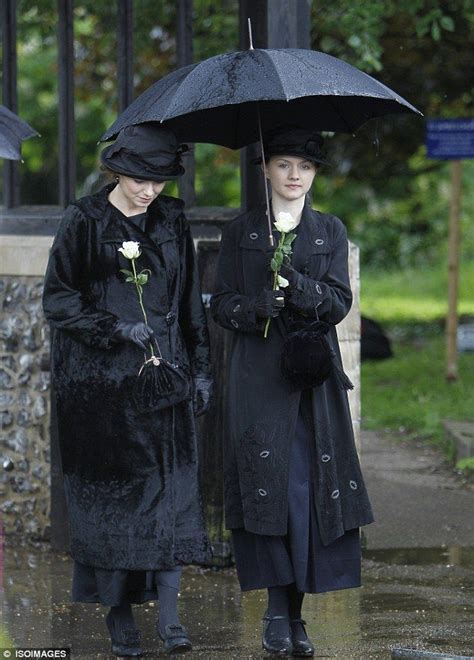 Hannah And Kara Tointon Join Jeremy Piven In Mr Selfridge At Funeral