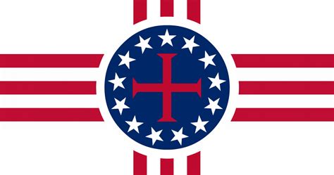 Flag For The United States As A Catholic Theocracy Vexillology