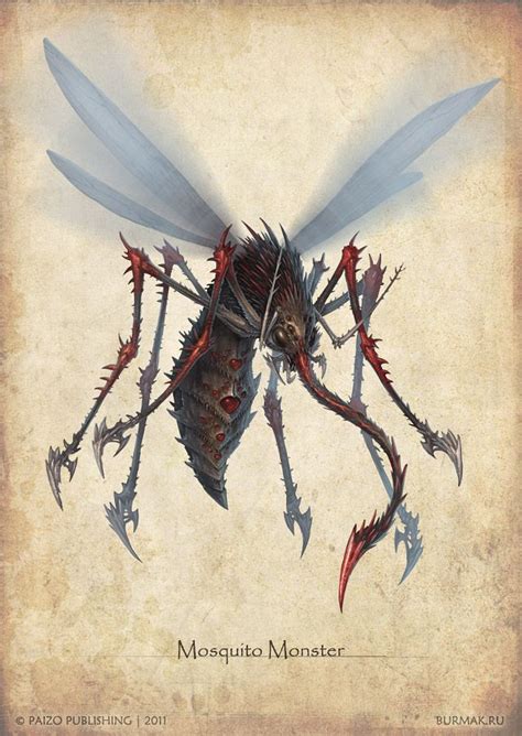 Paizo Monster Mosquito Monster By Devburmak On Deviantart Fantasy