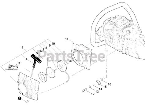 Echo Cs 590 Echo Chainsaw Sn C25913001001 C25913999999 Starter