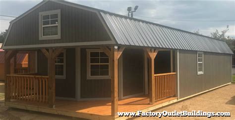 14x40 Wraparound Porch Lofted Barn Cabin 178643 Factory Outlet