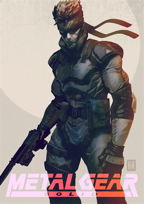 Solid Snake Fanart I Did A While Back Metalgearsolid