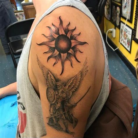 50 Tribal Sun Tattoos For Guys 2021 Designs With Meaning