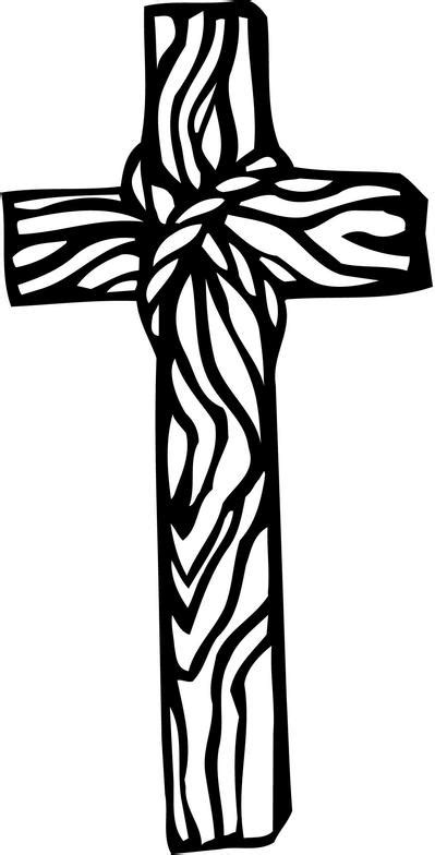 Cross Black And White Wooden Cross Clipart Wikiclipart