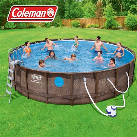 Coleman X Power Steel Swim Vista II Swimming Pool Set BrickSeek