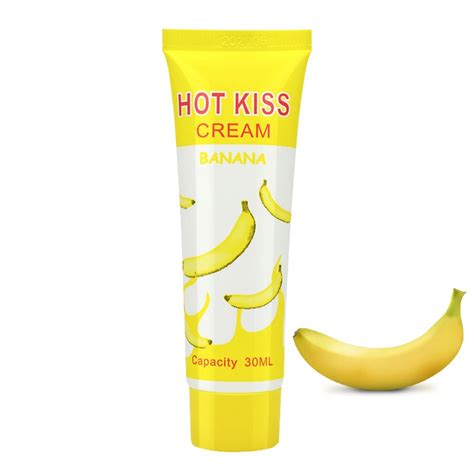 Sex Lubricant Banana Flavor 30ml Anal Lubricant Transprant Water Based Sex Oil Vaginal And Anal