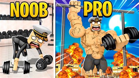 Noob Gym Vs Pro Gym In Roblox Youtube