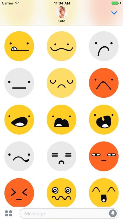 99 Emoji Stickers For Imessage By Evgeny Kopytin