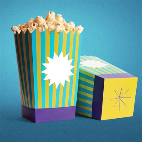 Custom Popcorn Boxes Wholesale Popcorn Packaging Boxes