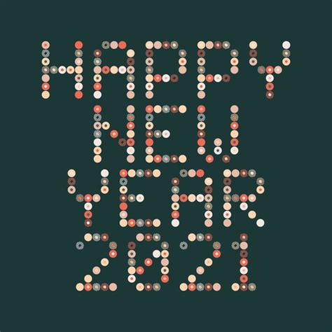 Playing minecraft, i like making circular things. Premium Vector | Happy new year 2021 circle pixel art ...