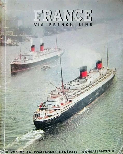 Rms Britannic Sur Instagram A French Line Poster From The 1950s With