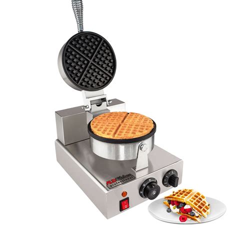 Belgian Waffle Maker Cone Maker And Waffle Iron Round Shape Thin W