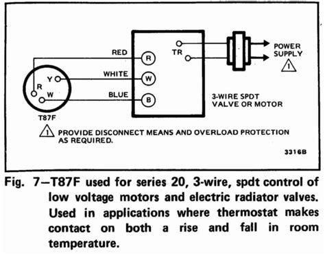 Switch wiring diagrams a single switch provides switching from one location only. Honeywell Three Wire Thermostat