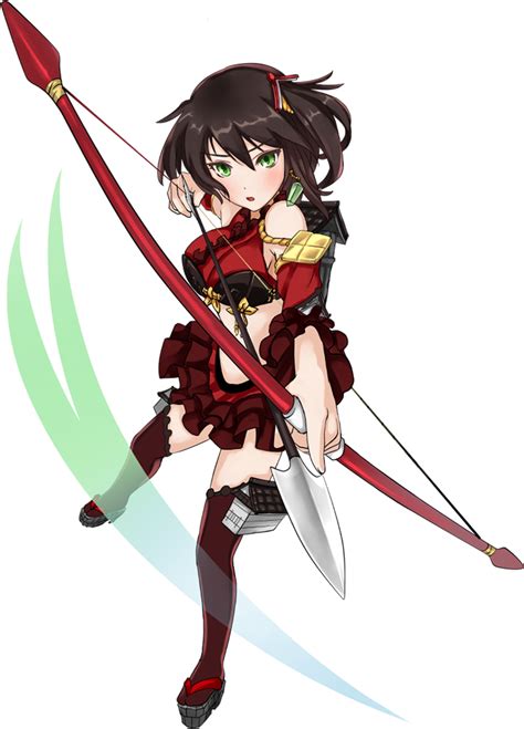 Oshiro Project Oshiro Project Re Artist Request Official Art 1girl Arrow Projectile Bare