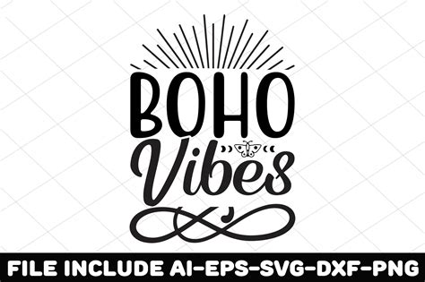 Boho Vibes Graphic By Crafthill260 · Creative Fabrica