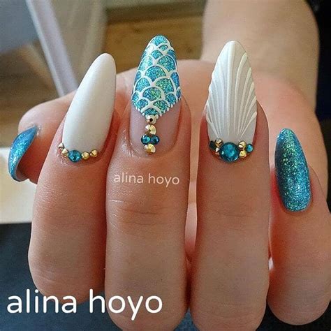 50 Best Mermaid Nail Arts To Express Your Personality