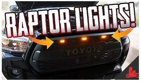 2015 toyota tacoma grill raptor lights