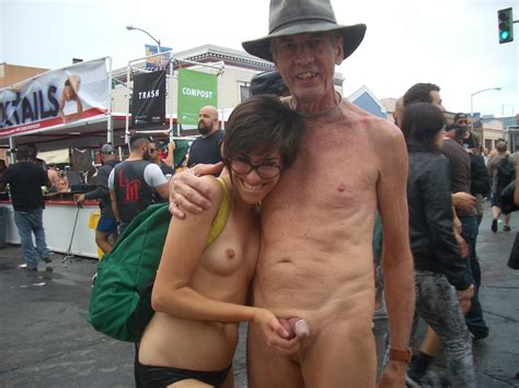 Naked At Folsom Street Fair 2014 Posing Naked With The Gir Flickr
