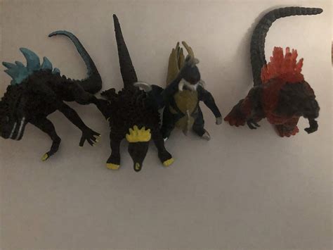 Buy Set Of 4 Godzilla Toys Movable Joint Birthday Kids 2019 Action