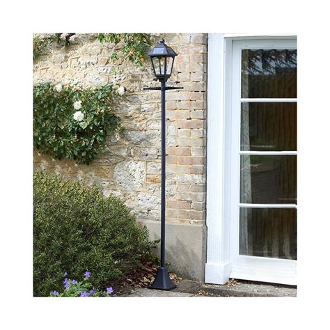 Suri Victoriana 365 Solar Led Lamp Post Black