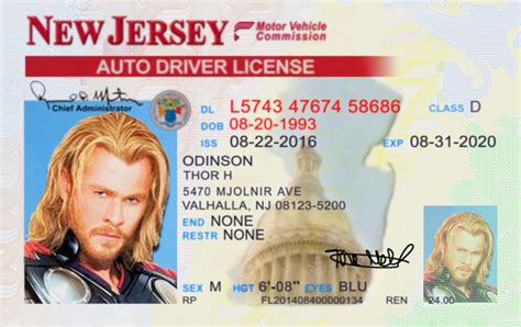 New Jersey Nj Drivers License Scannable Fake Id Idviking Best