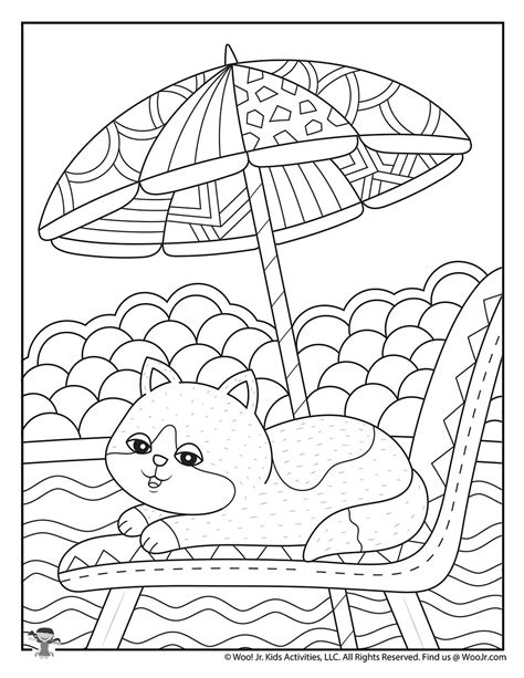 Summer Coloring Pages For Adults Patterns Coloring Pages