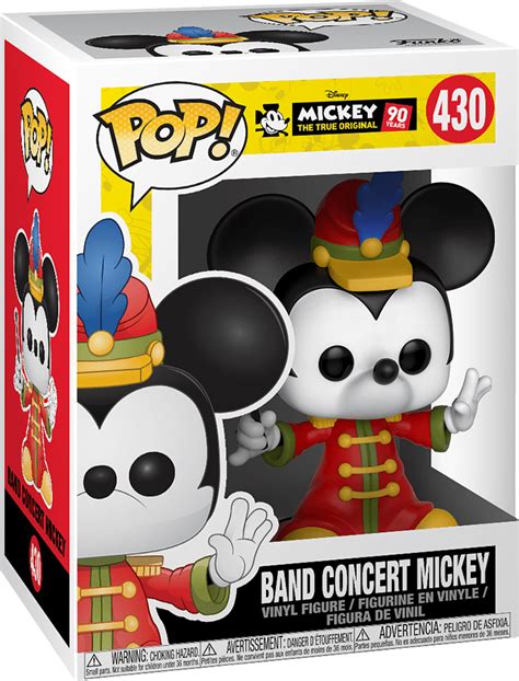 Funko Pop Disney Mickeys 90th Birthday Band Concert Mickey Vinyl