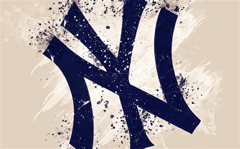 Download Logo Baseball Mlb New York Yankees Sports 4k Ultra Hd Wallpaper