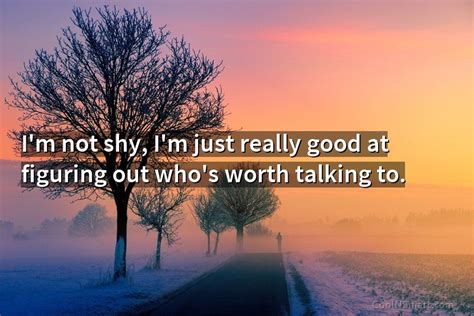 shy quotes