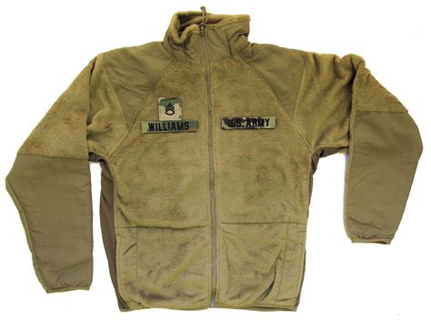 Us Army Generation Iii Level 3 Ecwcs Fleece Jacket With Insignia
